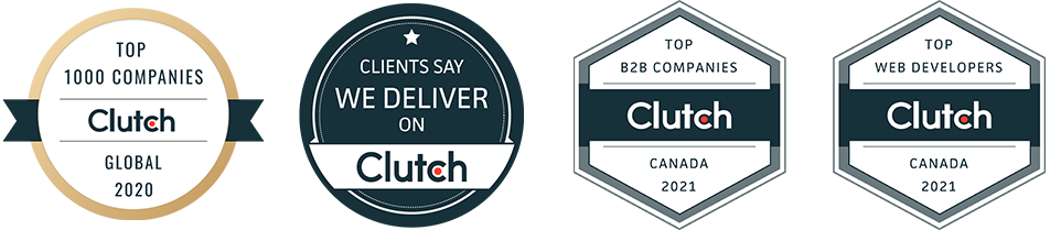 clutch we deliver badge